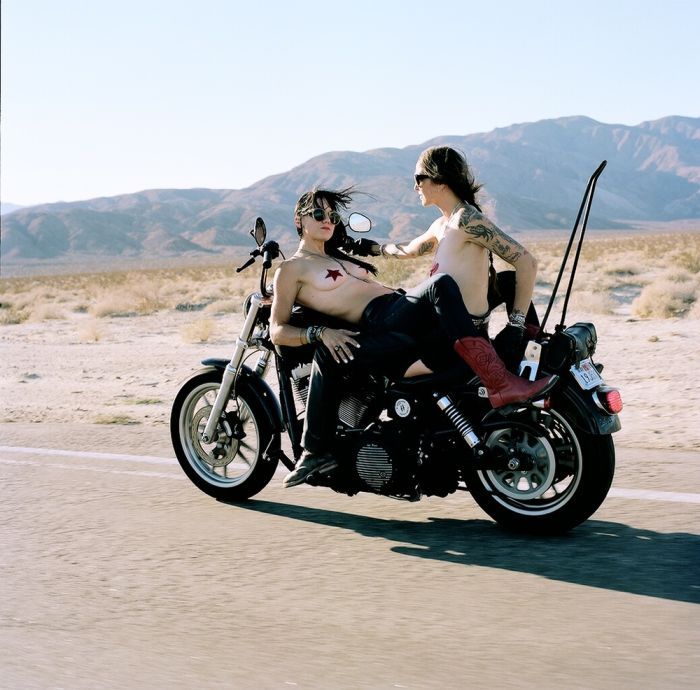 Girls on a motorcycle in Gujranwala