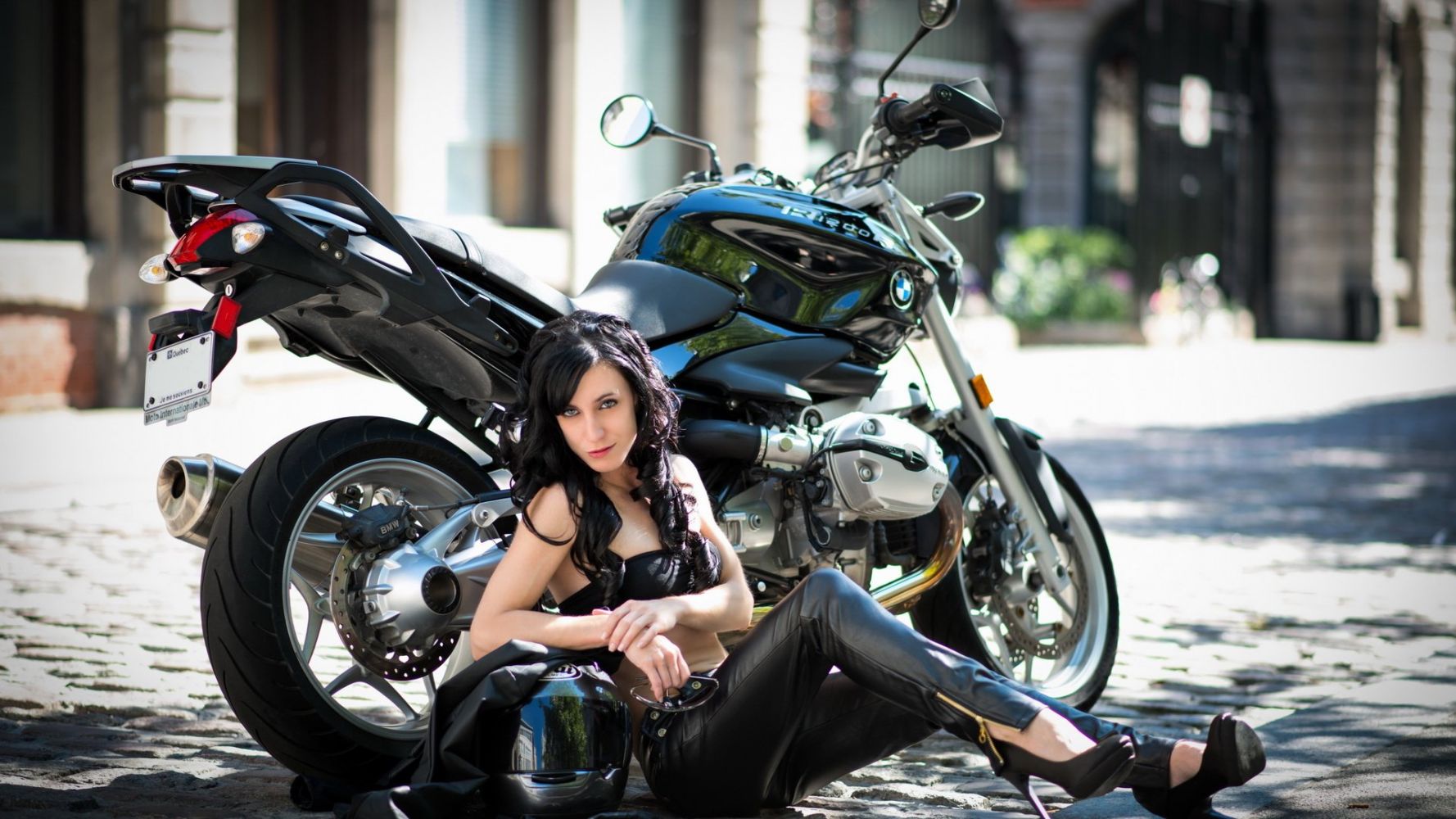 European women on bikes in Gujranwala