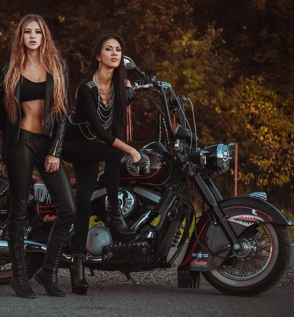 Beautiful girls and bikes in Gujranwala