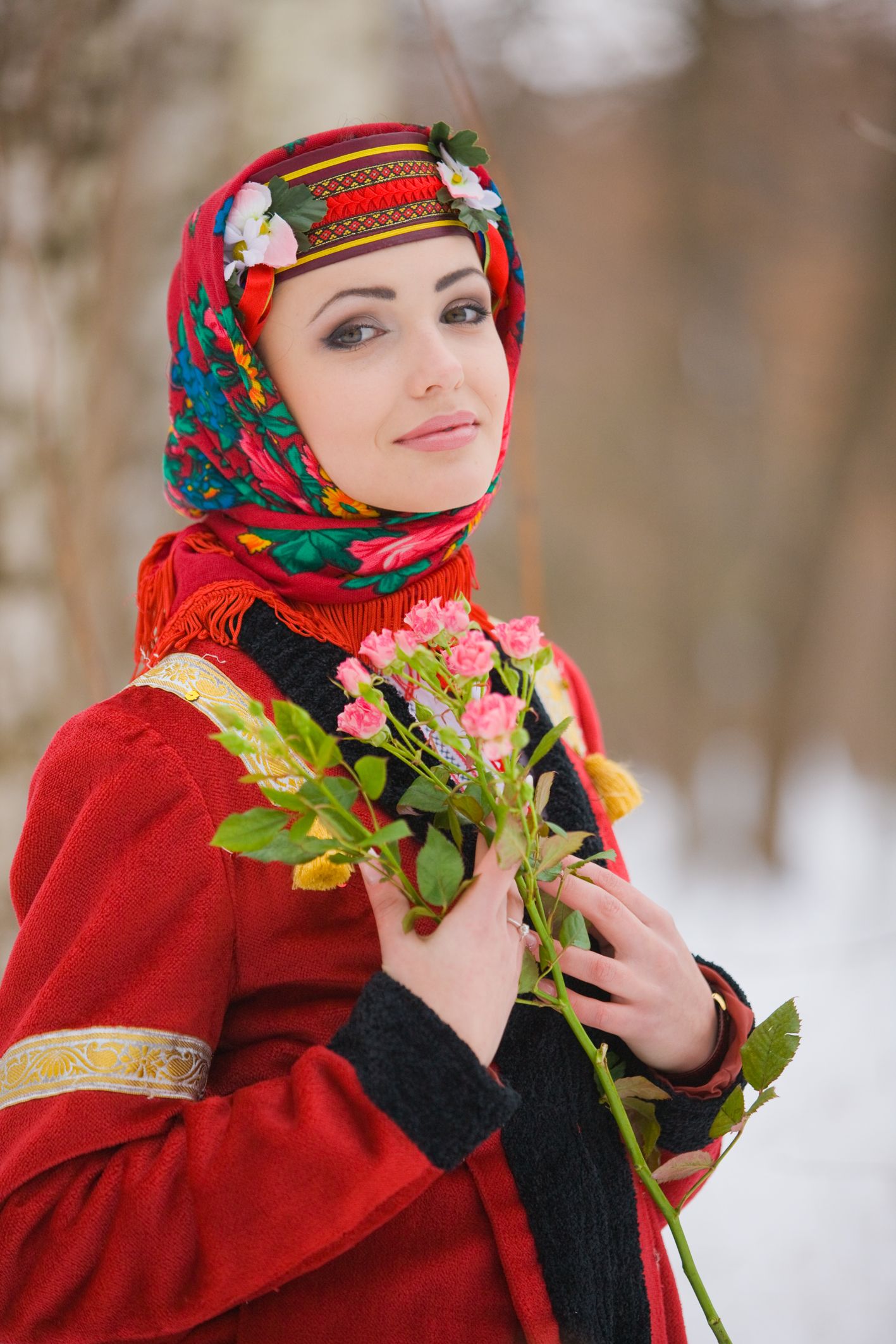 Sexy girl Girls in Slavic costumes in Gujranwala